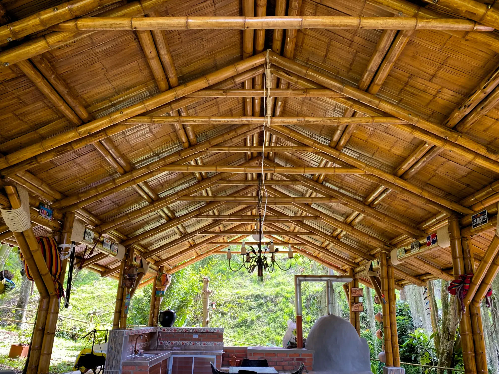 Quiosco en Guadua Bambú