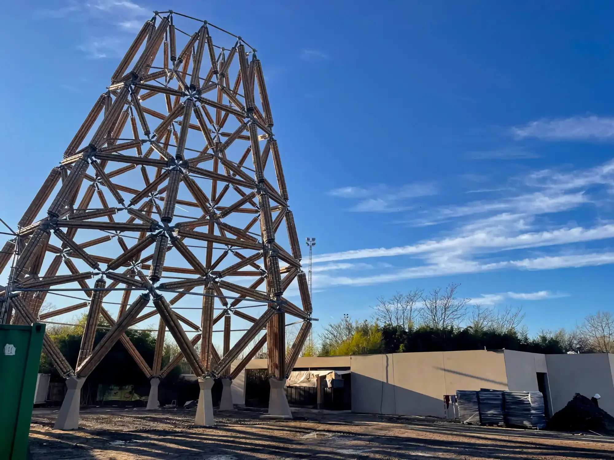 Torre de Bambú Guadua Zoológico de Planckendael Bélgica