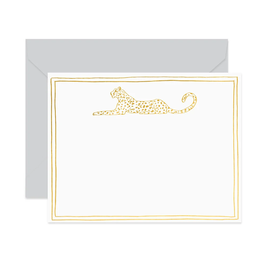Gold Foil Cheetah