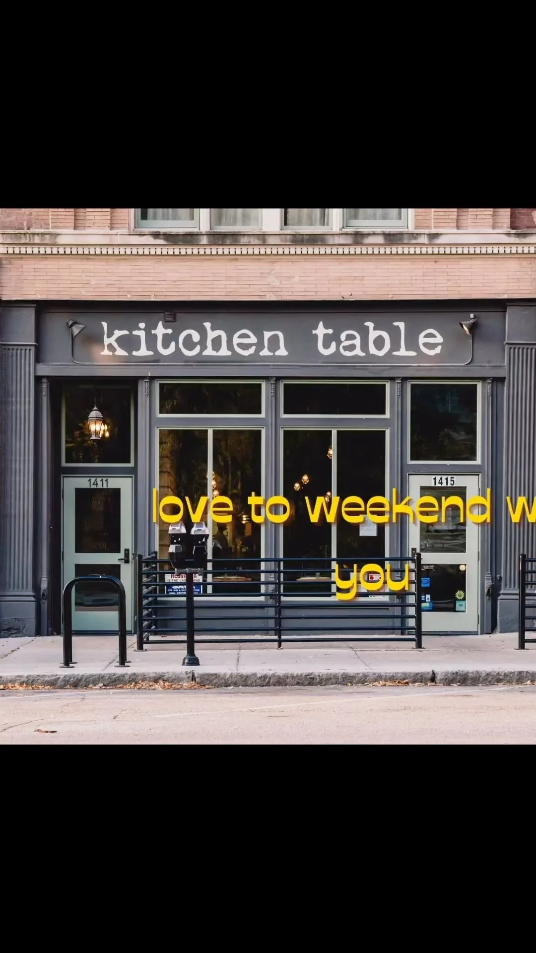 kitchen table