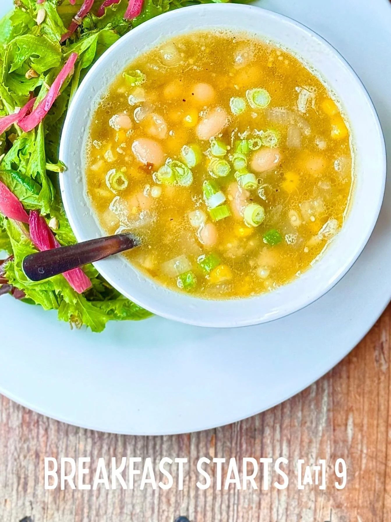 Good morning ☀️ Enjoy your day, super excited to see you ✨ Brothy Beans: by the Bowl and by the Quarter&hellip;awesome to have a head start on dinner 🙌
Rancho Gordo Caballero Beans, Sweet Corn &amp; Peppers