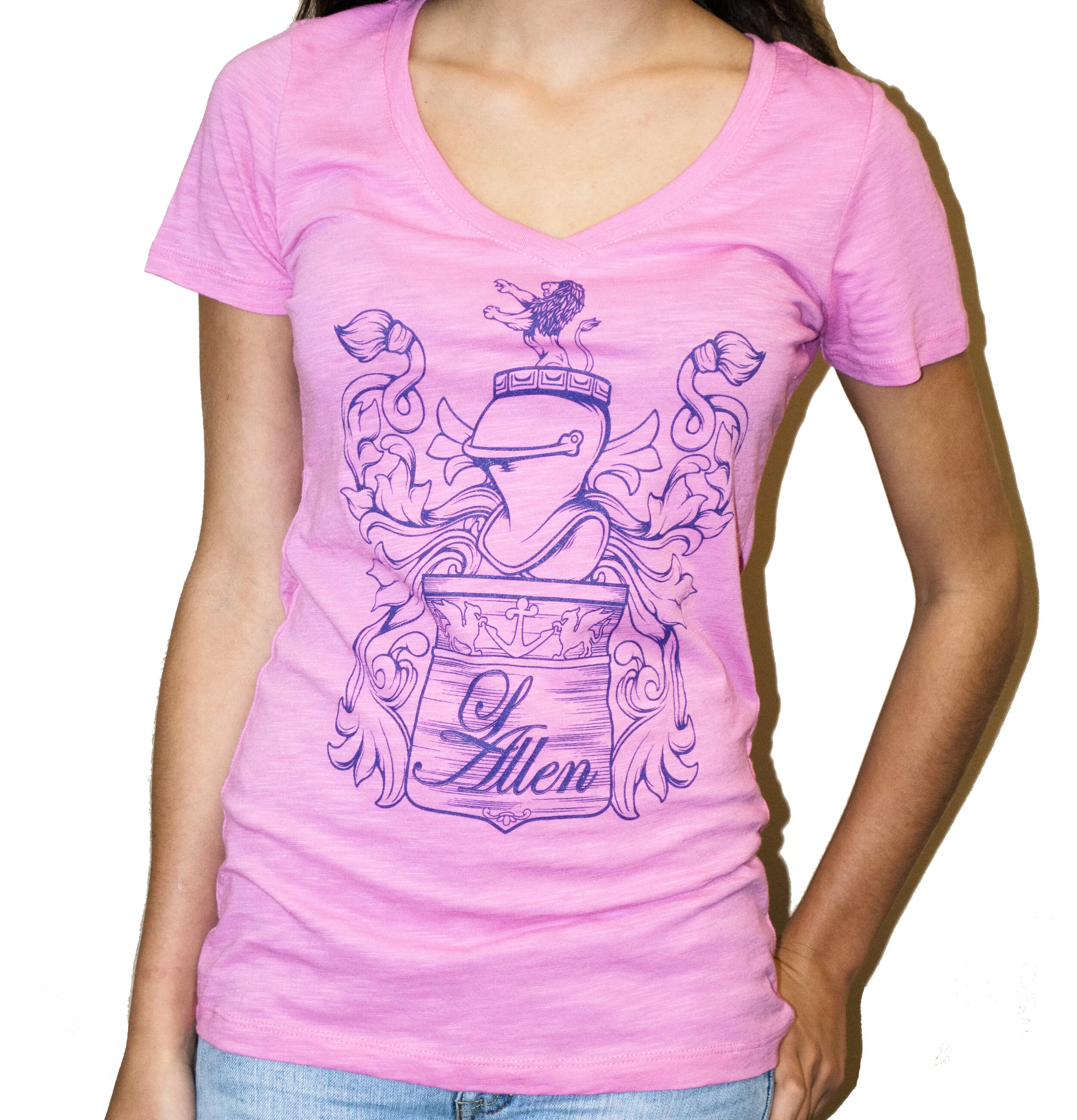 Women's Crest V-Neck Tee