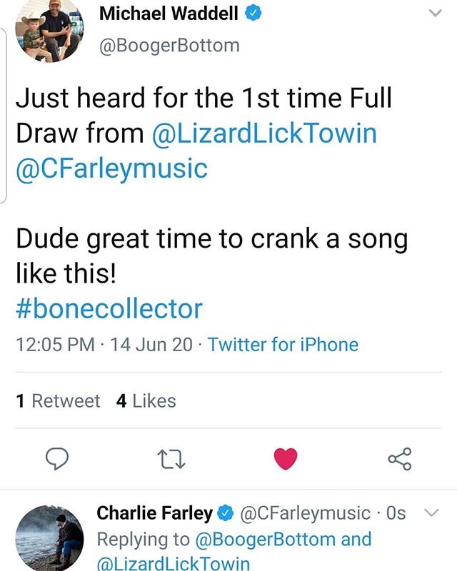 Yall know how much I love hunting/fishing.....to get a shout out from a legend in the industry is amazing! I have been a fan of Michaels for as long as I can remember 💯 🦌🦃🎣@officialbonecollector  #FullDraw #bonecollector  #michaelwaddell  #clikfa