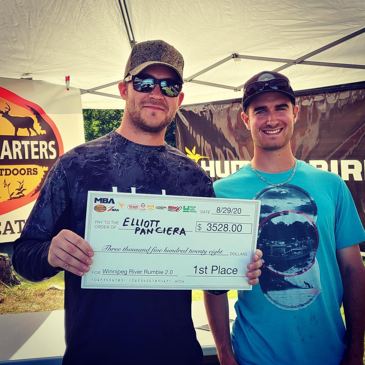Congratulations to @elliott.panciera and @kurtisrak on the big win!!!! Full results are up on the website: https://mbbass.ca/rumble2