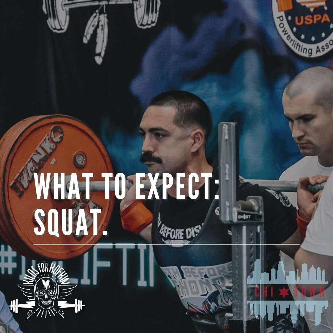 Next up in our &quot;Get Ready with Us&quot; series is what to expect when squatting in competition! Here&rsquo;s what you need to know: 
 
1️⃣ COMMANDS:
 
In competition, the lifter receives two commands when squatting: the &ldquo;start&rdquo; or &l