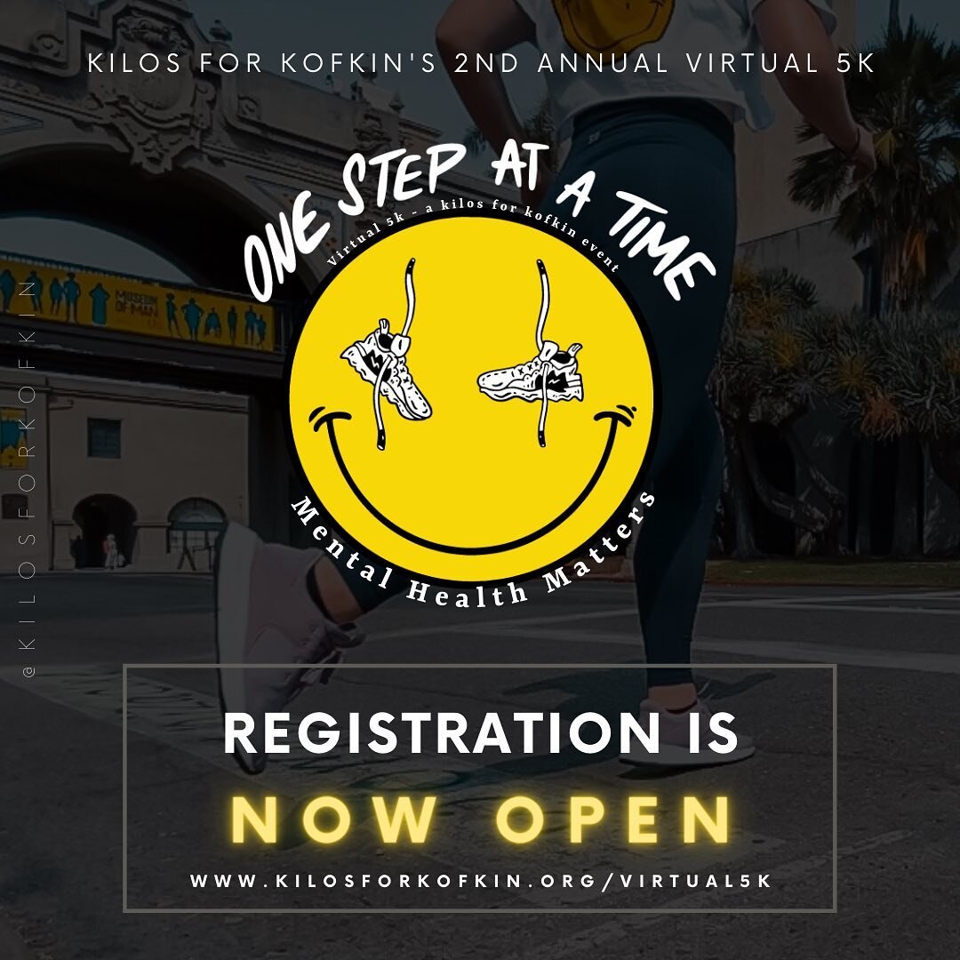 Join us in the fight for mental health, One Step at a Time... 
 
Registration is NOW OPEN for our 🙂One Step at a Time🙂 virtual 5k. Head over to the link in our bio to register now! (limited spots available!)
 
Races will take place during the entir