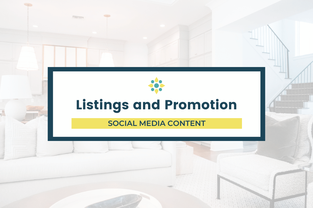 ‘Listings and Promotion’ Social Media Content