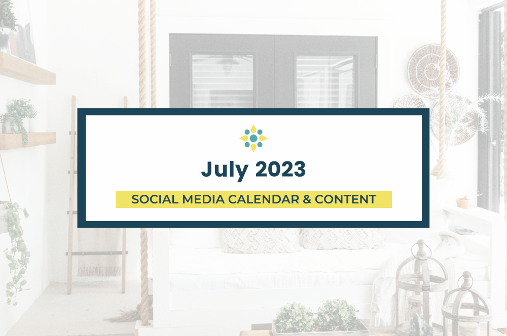 July 2023 - Social Media Content