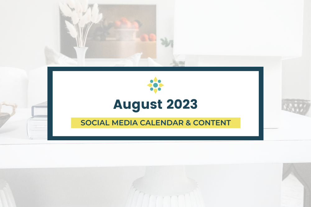 August 2023 - Social Media Content