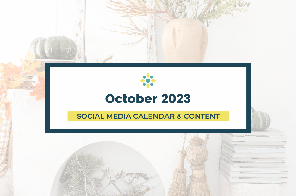October 2023 - Social Media Content