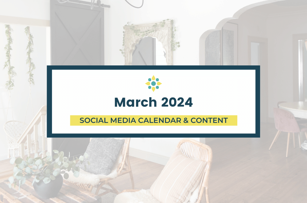 March 2024 - Social Media Content