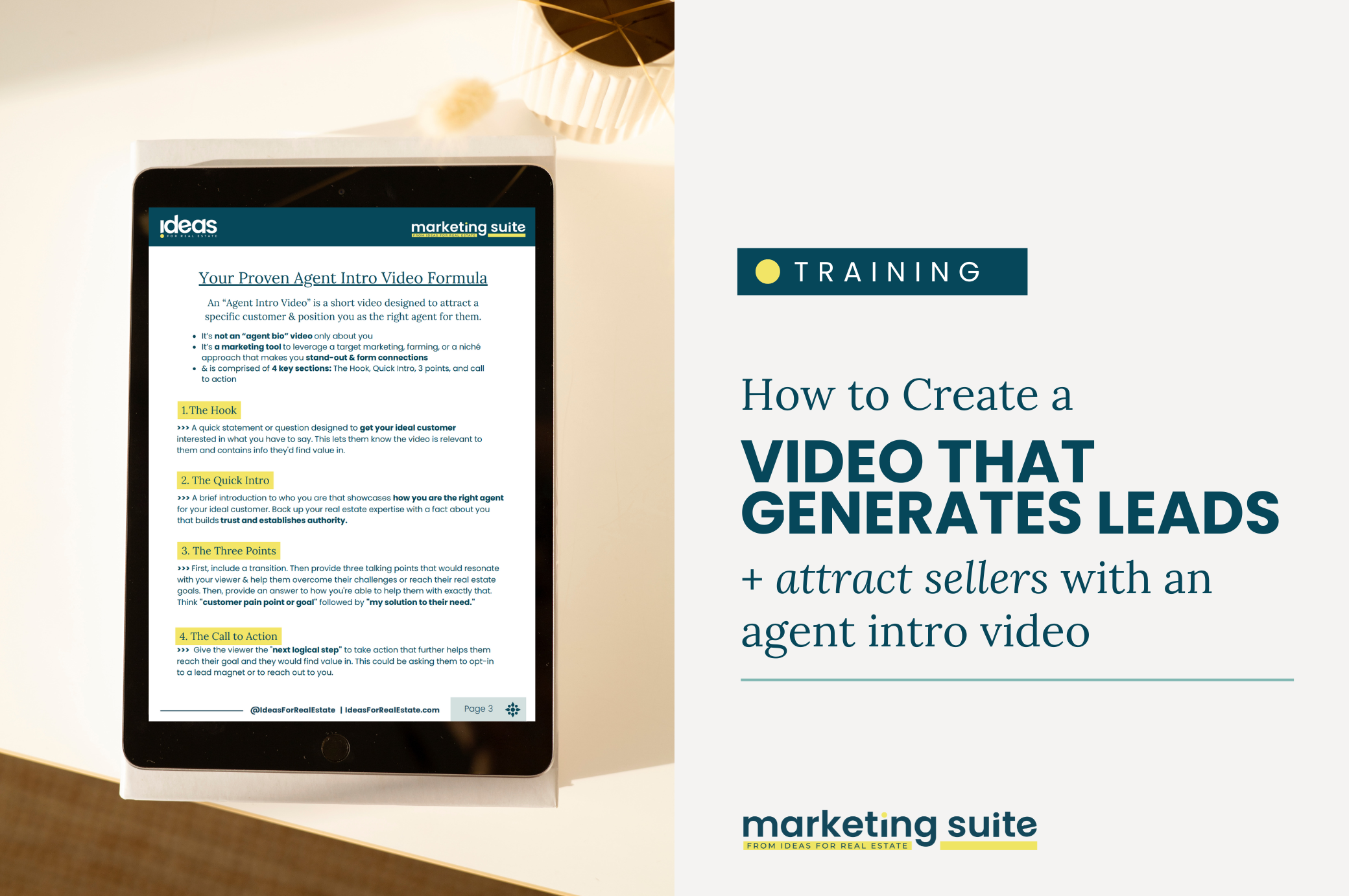 How to Create a Video that Generates Leads + Attracts Seller with an Agent Intro Video
