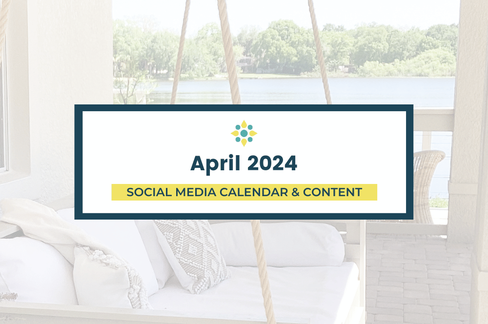 April 2024 - Social Media Content
