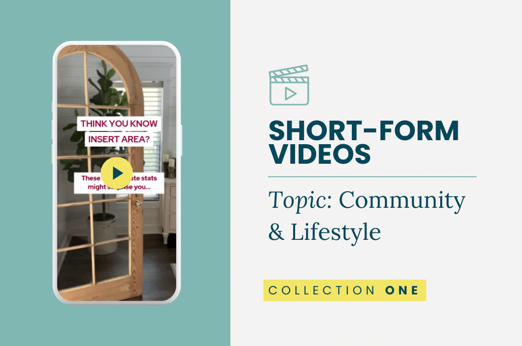Short-Form Videos: Community &amp; Lifestyle - Collection One