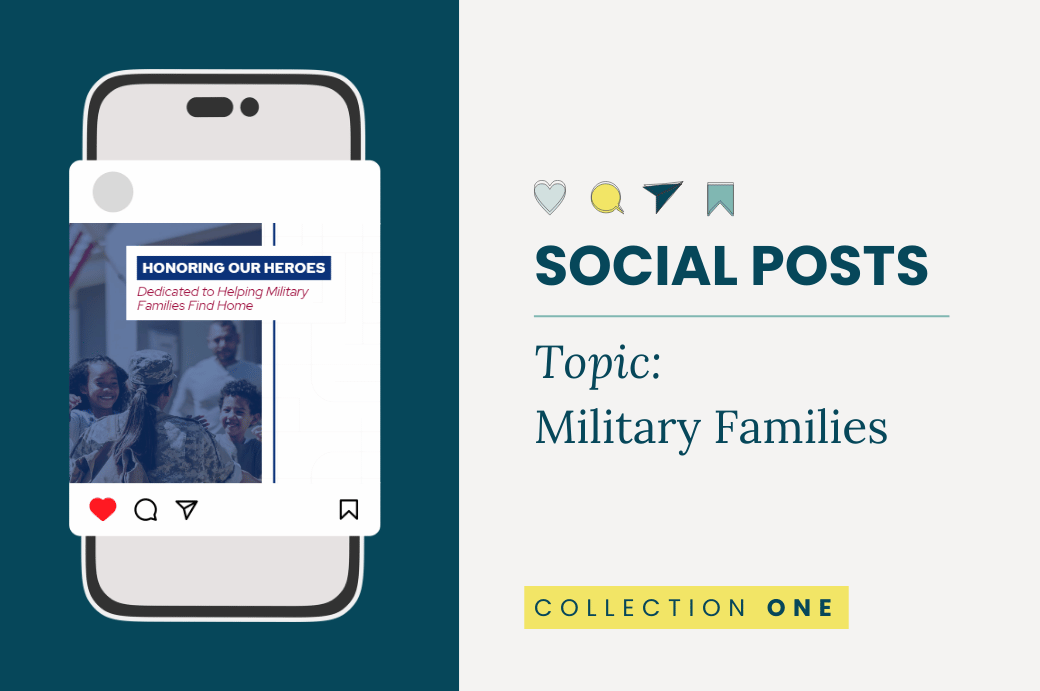 Social Posts: Military Families - Collection One