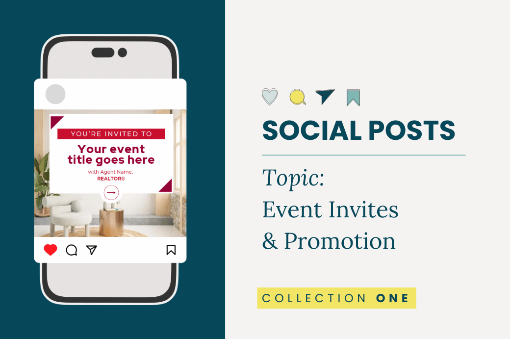 Social Posts: Event Invites &amp; Promotion - Collection One