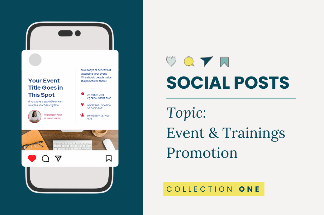 Social Posts: Event &amp; Trainings Promotion - Collection One