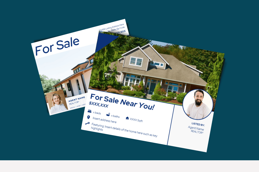 Homes for Sale Postcards