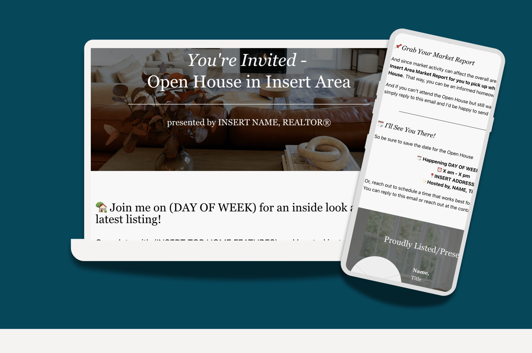 Open House - Email Template