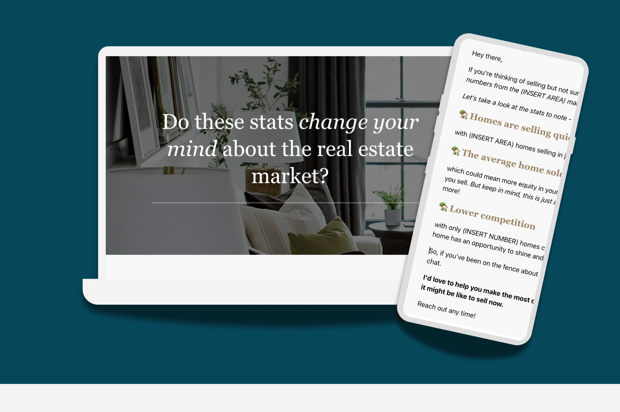 Homeowners - Do these stats change your mind about the market? - Email Template