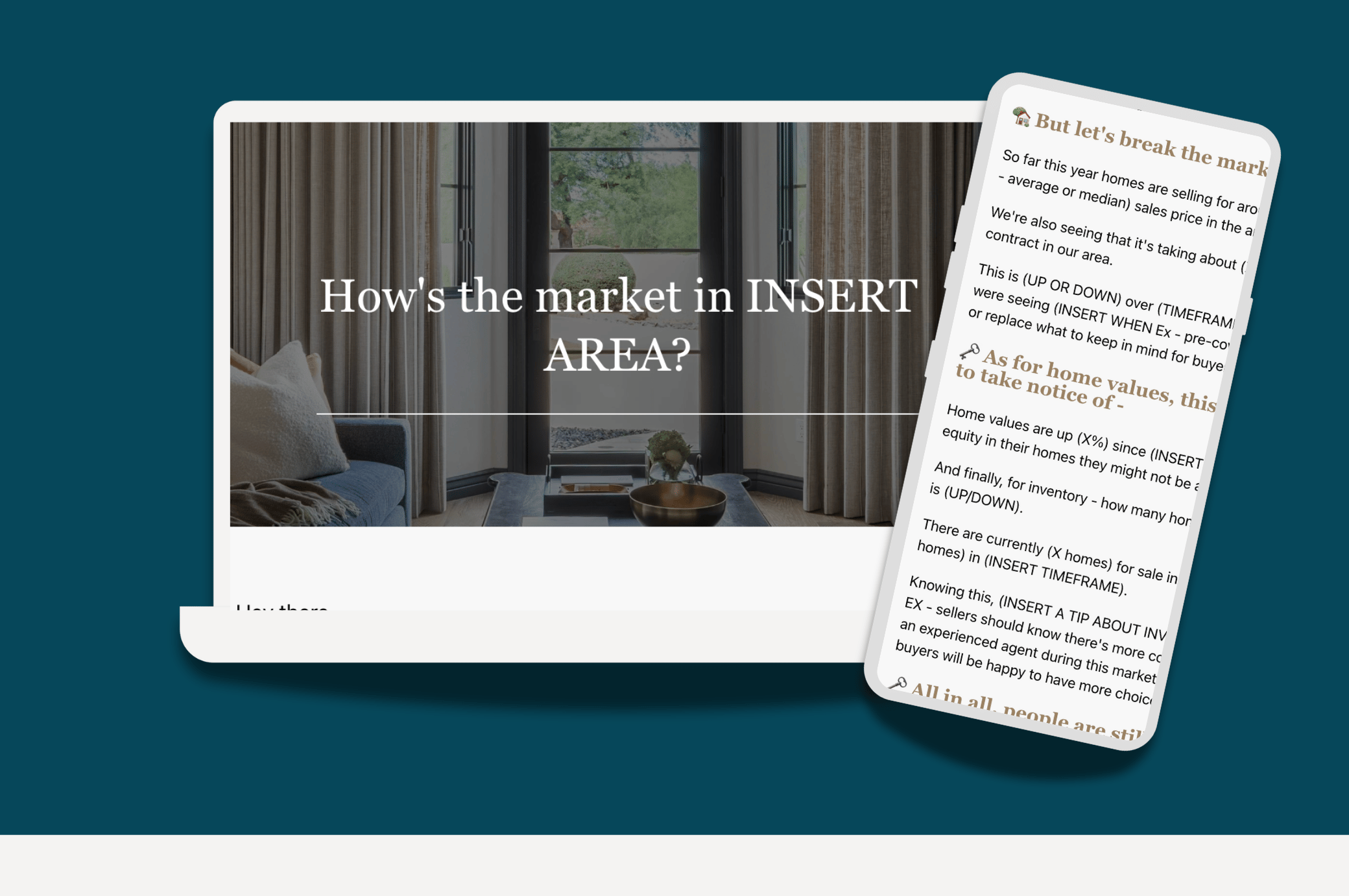 How’s the Market? - Email Template