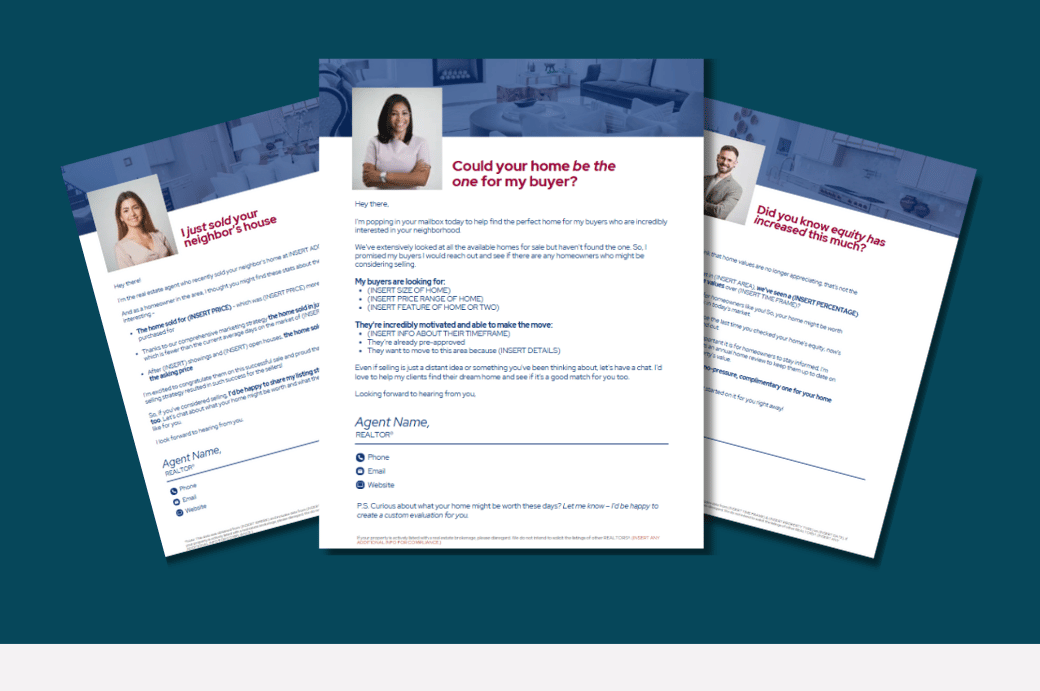 Prospecting Letters for Listings