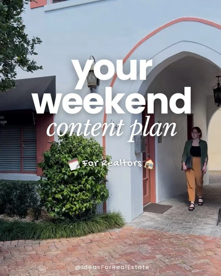 Follow this easy plan if you want a weekend mix that shows&hellip;

✅  the local lifestyle (to attract buyers and boost engagement with more people)

✅ what it&rsquo;s really like to be an agent on the weekends IYKYK 

So whether you&rsquo;re at show