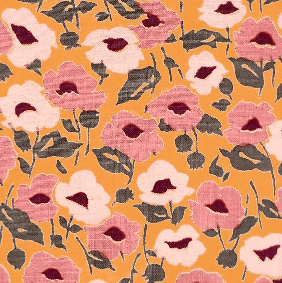 Vintage kitty floral recolored 🍊 
DM to buy