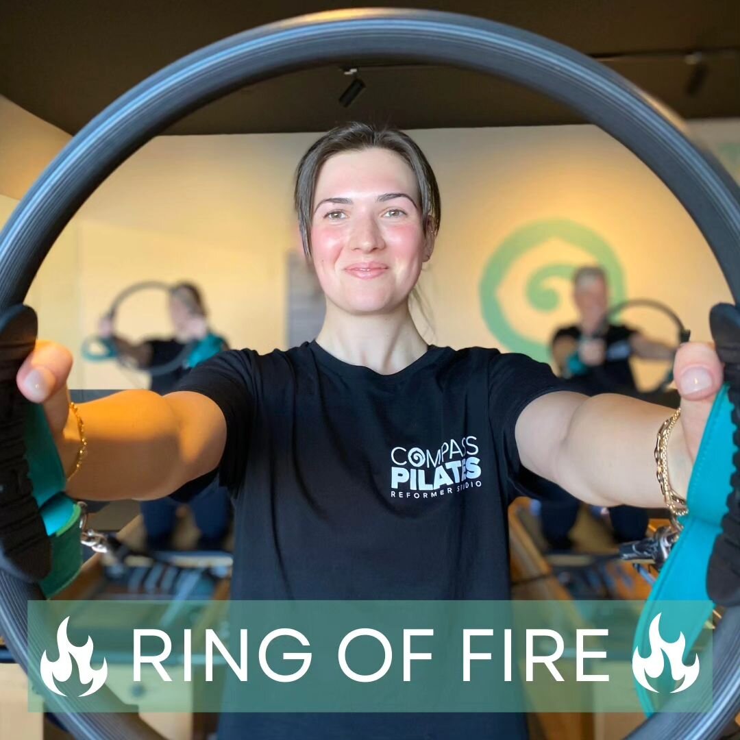 RING OF FIRE aka MAGIC CIRCLE

The Pilates Magic Circle, so small and round
A tool to help your workout abound 🏋️&zwj;♀️
With its simple design and sturdy frame
It will help you reach your fitness aim 💪

Place it between your legs or in your hand
A