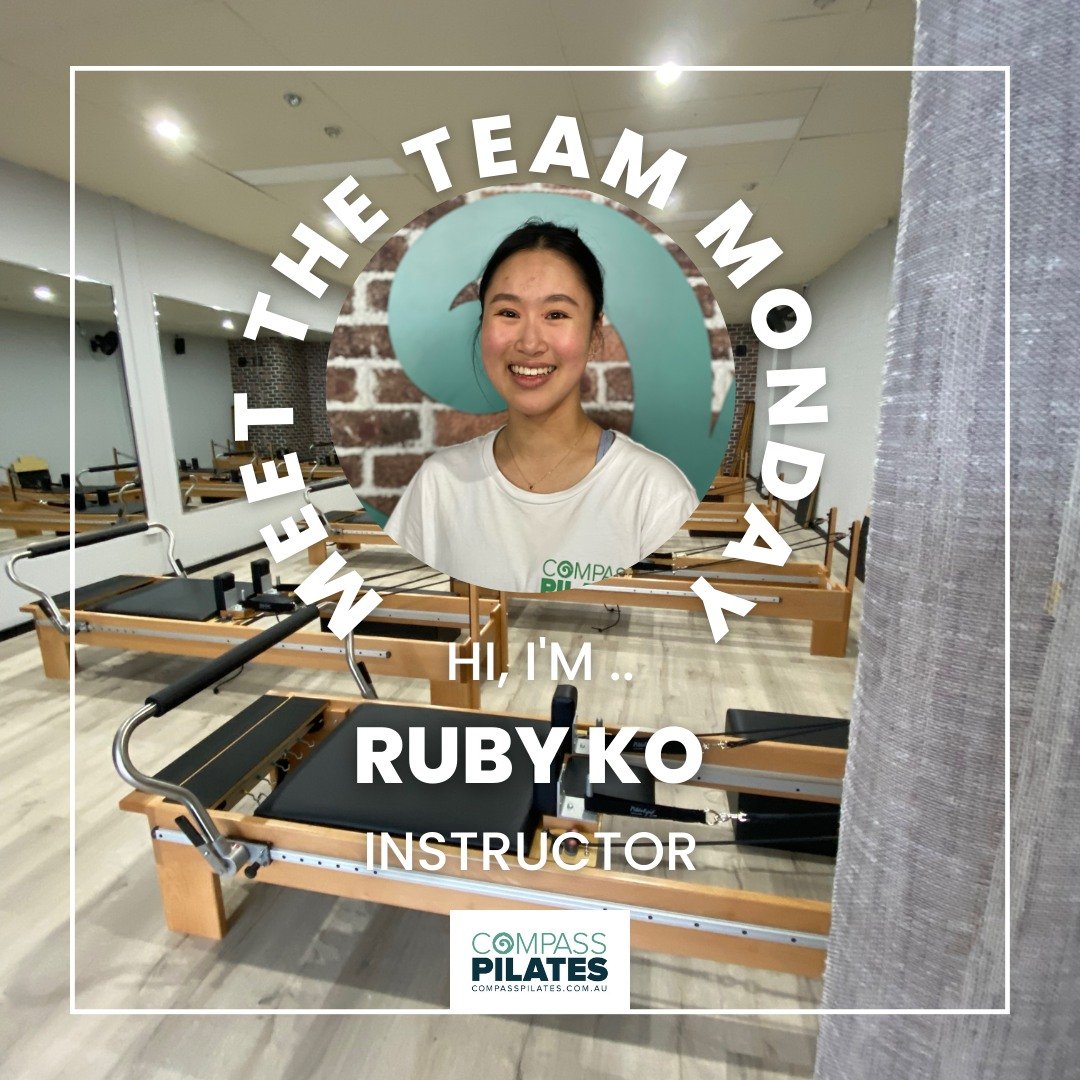 Everyone meet Ruby!🤍

🟢 What is your favourite thing to do when not doing Pilates?
My favourite things would be reading, listening to music or taking open dance classes.

🟢 What is your favourite move on the reformer?
I love flying splits or anyth