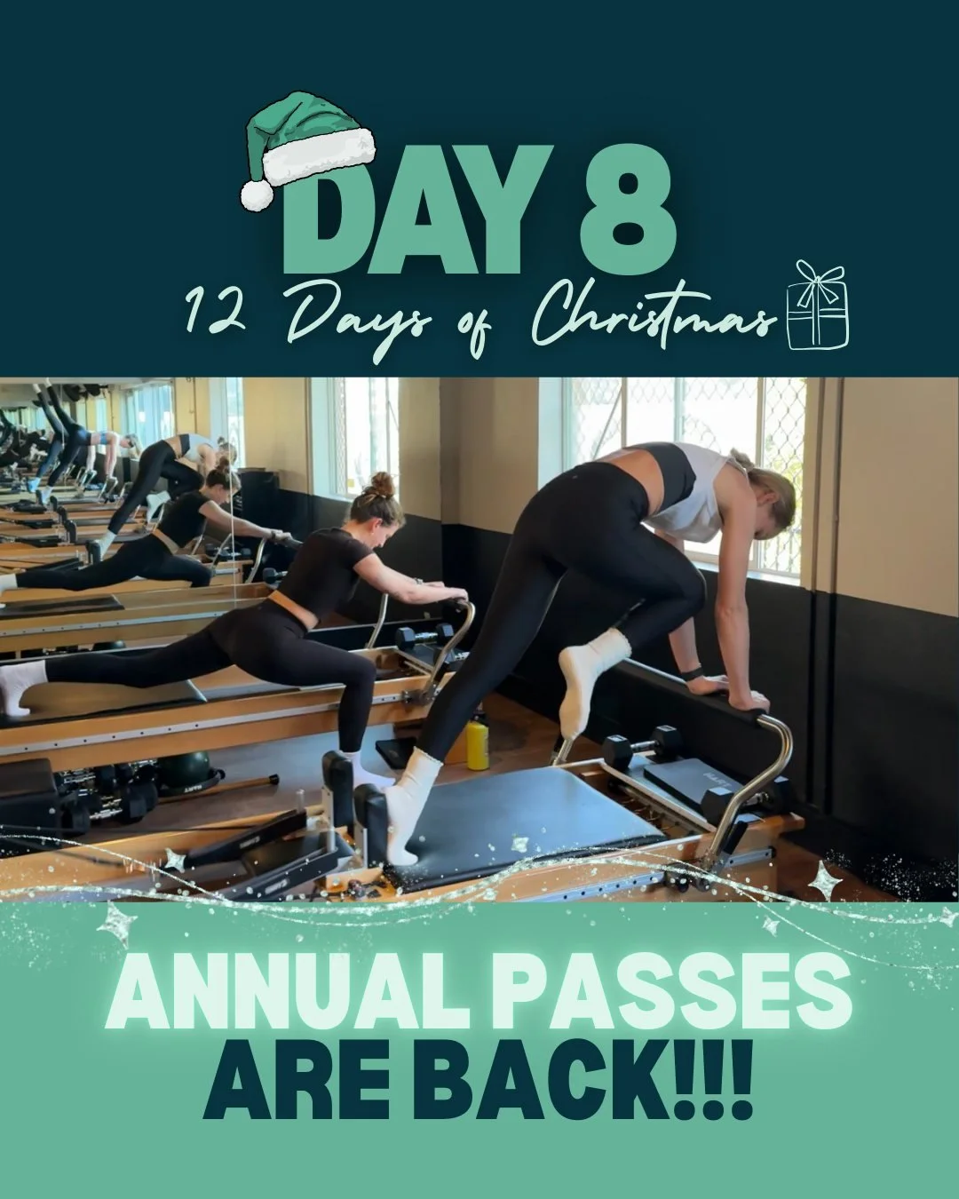 🎄DAY 8 - 12 Days of Christmas🎄

Annual Passes are officially BACK&hellip; and on SALE for today only!
Unlimited training. Huge savings. Make 2026 your year of strength!

Once it&rsquo;s gone, it&rsquo;s gone⚡️

💚 Annual Pass Options:
8 classes per