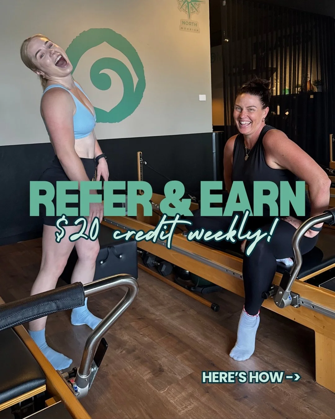 You&rsquo;re literally one referral away from cheaper Pilates!

Yep. This is your reminder that our Refer &amp; Earn program is still one of the easiest wins around🙌

Here&rsquo;s how it works (because we love simple):

✅Share your unique referral l