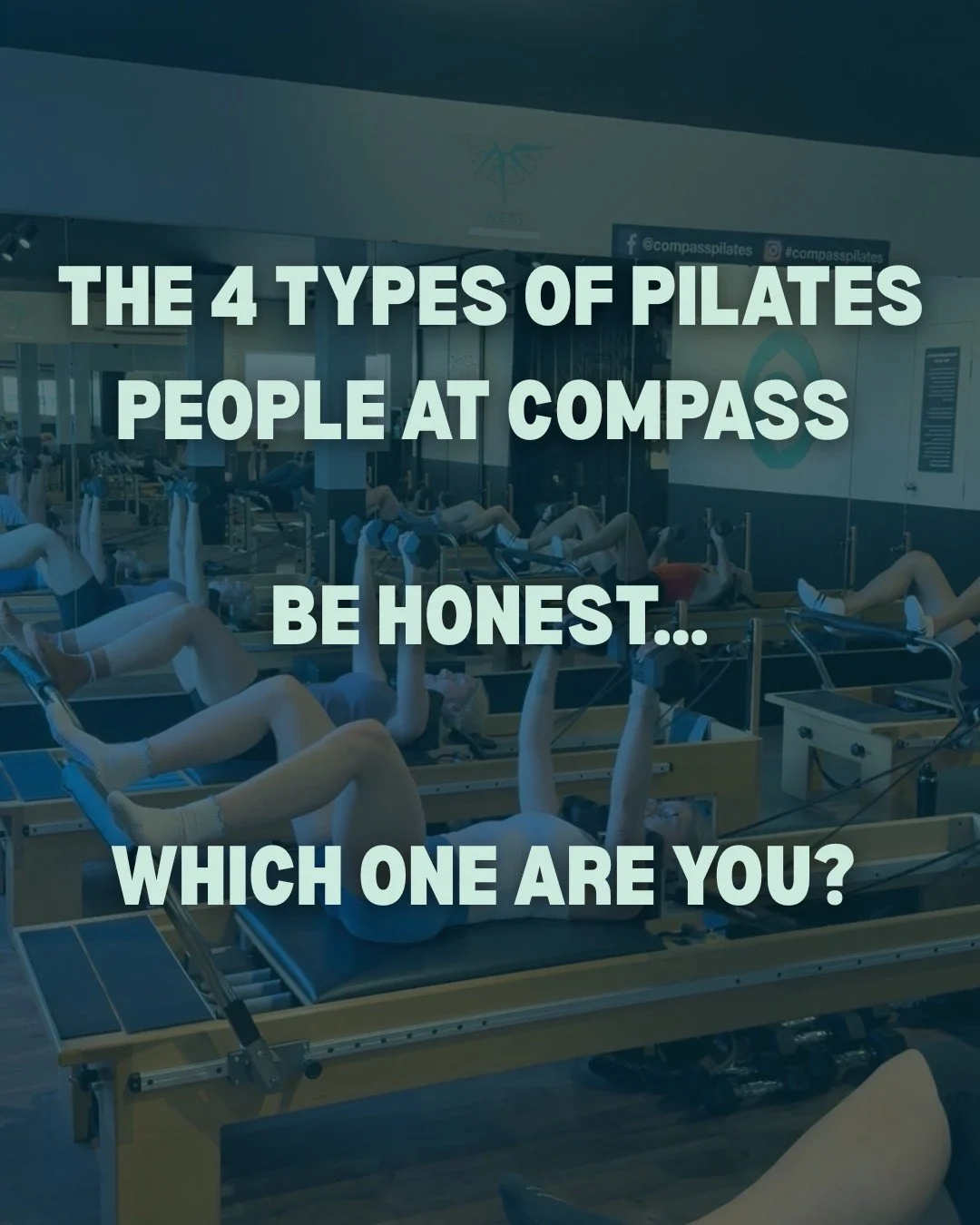 Everyone has a favourite Compass class 🧭

Some of you love loading the springs in Strong.
Some of you chase the challenge in Warrior.
Some of you want the long sets and layers of Empower.
And some of you know Nourish is the reset your body needs.

B