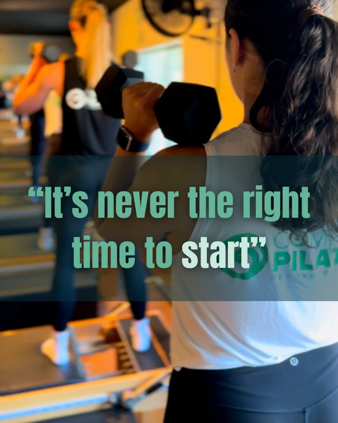 It&rsquo;s never the right time to start.

There will always be something: 
work, kids, plans, life.

Something that feels more urgent.
More important.
More convenient.

But here&rsquo;s the reality&hellip;

The people who see results?

They didn&rsq