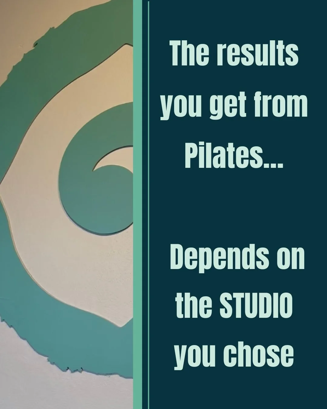The results you get from Pilates depend on where you train.

Because not all studios are created equal.

Some will run you through a workout and send you on your way.

And for a while&hellip; that might feel enough.

But if you&rsquo;re not being coa