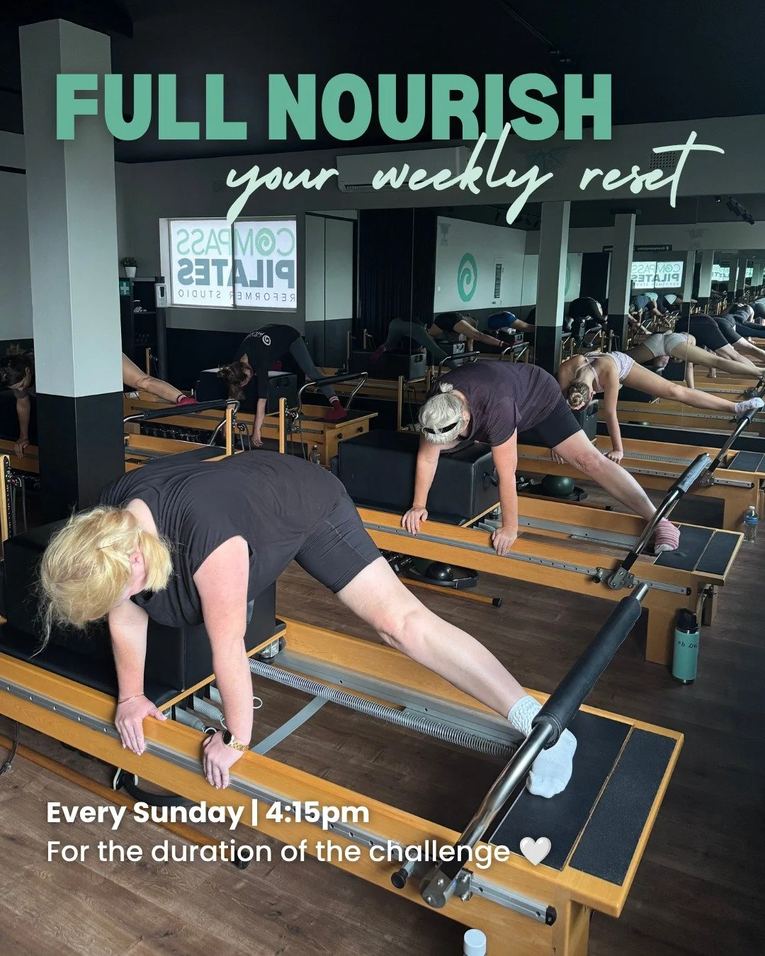 Your Sunday reset is here 🤍

Full Nourish is designed to help you slow down, release tension, improve mobility, and reconnect with your body.

The perfect balance to your Winter Warrior training ❄️

Every Sunday | 4:15pm

Book your FULL Nourish sess
