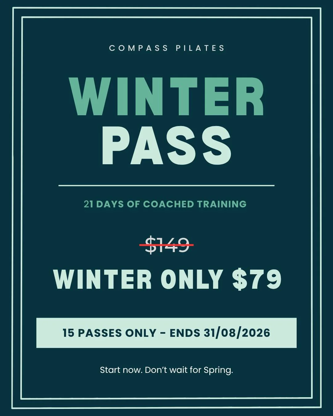 It's cold. It's dark at 6am and dark again at 5pm. And if you're honest, "I'll start in spring" has already crossed your mind.

We get it. We know winter is genuinely the hardest time to start. So we removed every reason to wait.

Introduci