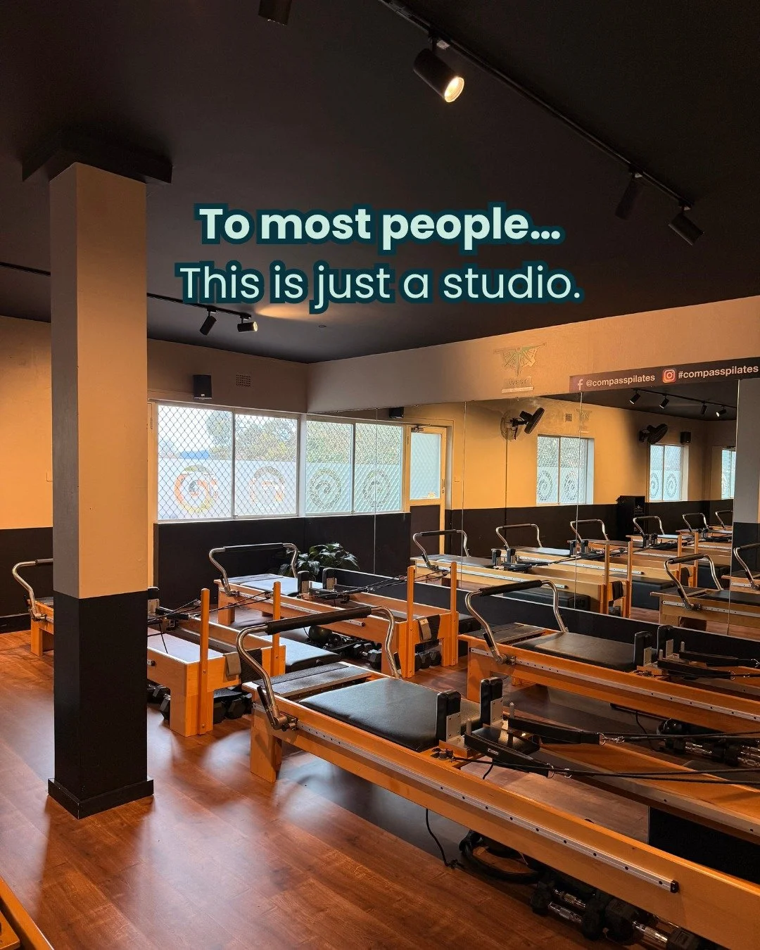 A room is just a room&hellip; until you fill it with people, stories, friendships and moments that matter. 🤍

At Compass Pilates, we know that every person walks through our doors for a different reason.

Maybe it&rsquo;s an hour for yourself, a cat
