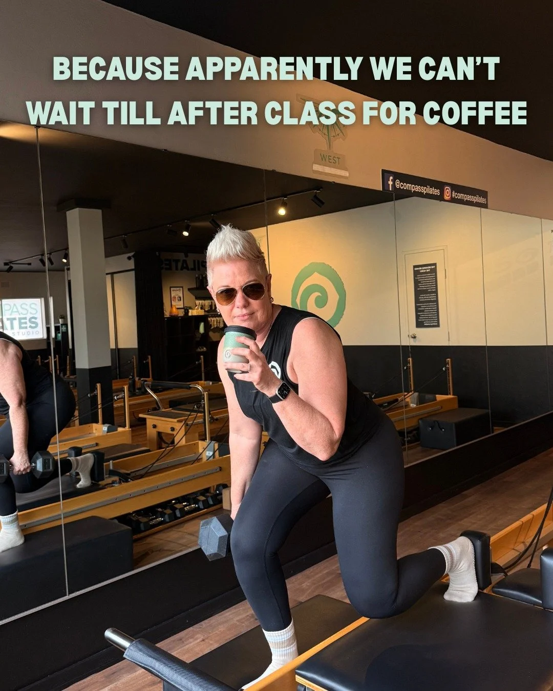 Because apparently &ldquo;wait until after class&rdquo; was simply not an option. ☕️

We&rsquo;re all for listening to your body&hellip;

Especially when your body is asking for coffee.

Tag your fellow coffee addict who would absolutely do this. 😂
