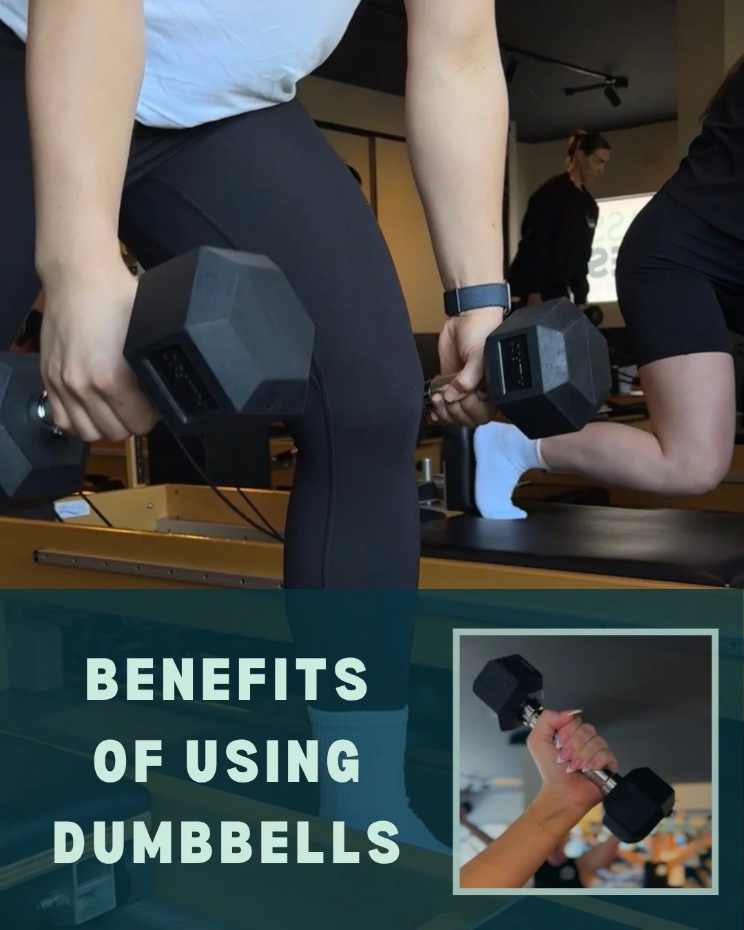 Ready to elevate your workout and push beyond your limits for increased strength and endurance? 💪

Check out these transformative dumbbell benefits that will take your workout to the next level! 🔥

1️⃣ Core Activation: The need for balance while us