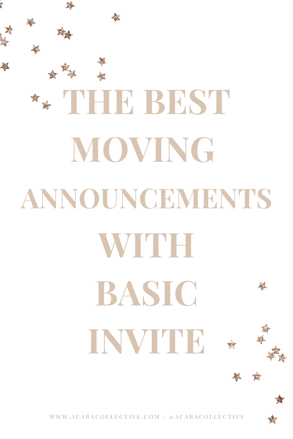THE BEST MOVING ANNOUNCEMENTS WITH BASIC INVITE