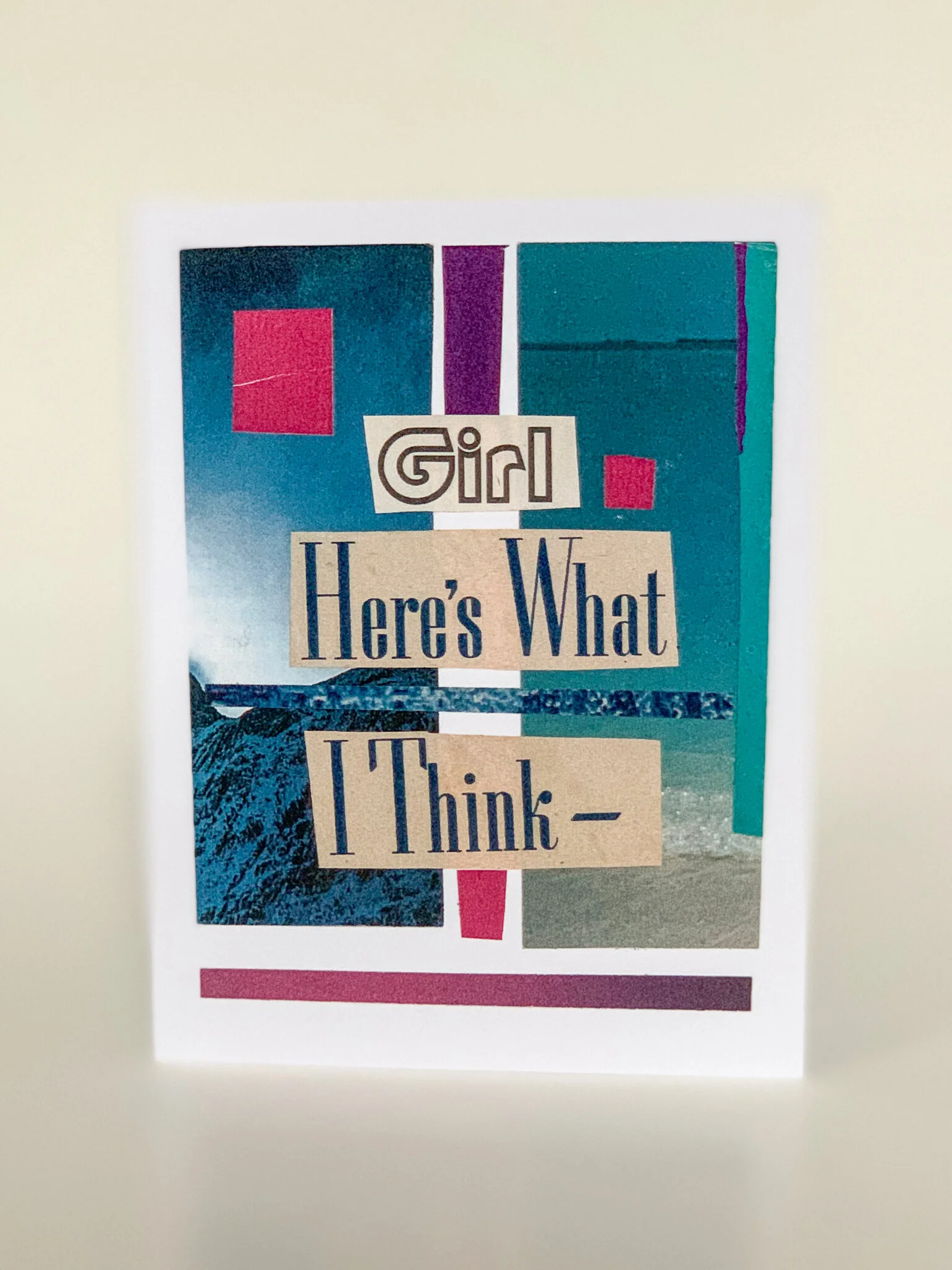 Girl Here's What I Think