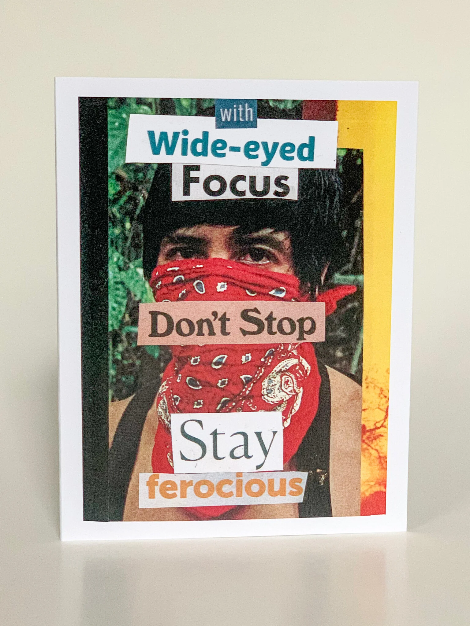 With Wide-eyed Focus