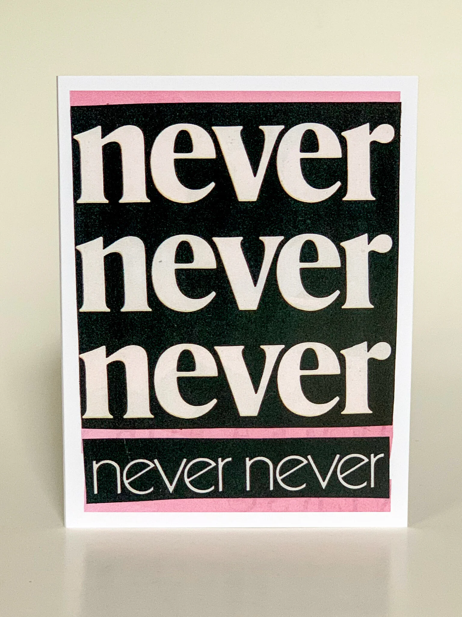 Never Never Never Never Never
