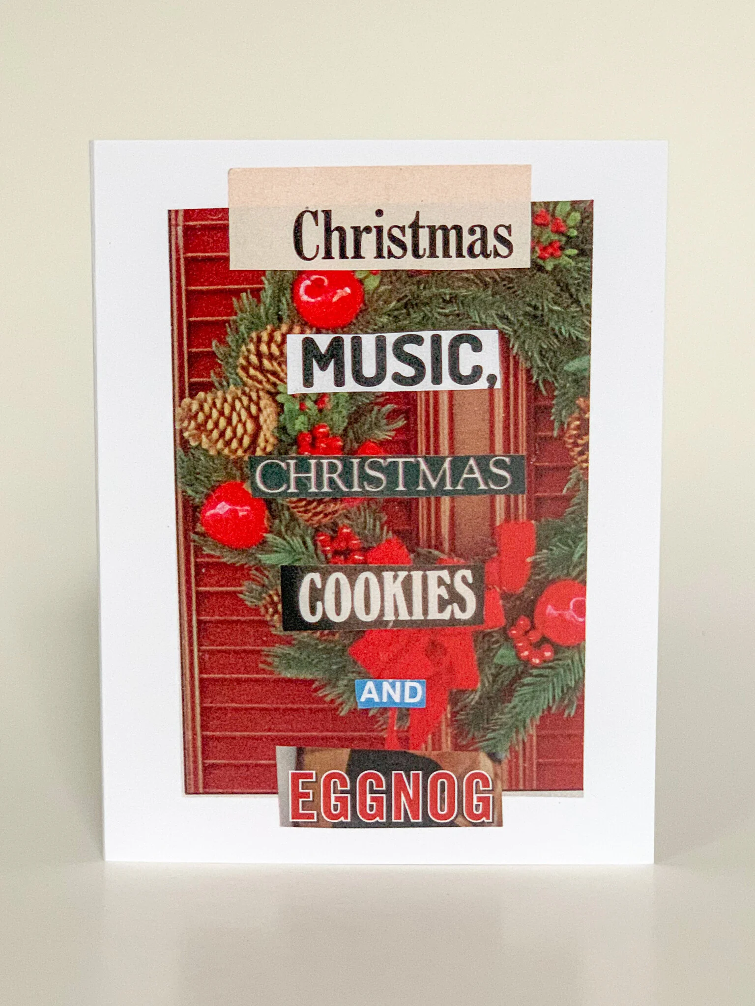 Christmas Music, Christmas Cookies, and EggNog