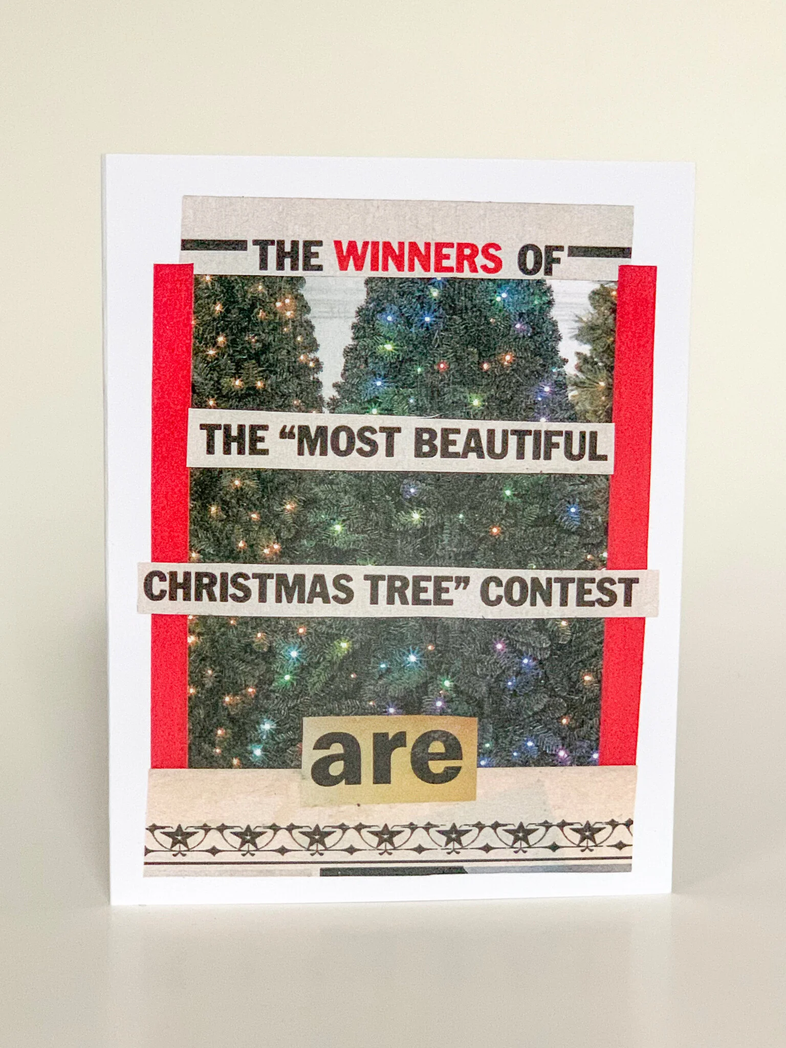The Winners of the "Most Beautiful Christmas Tree" Contest Are