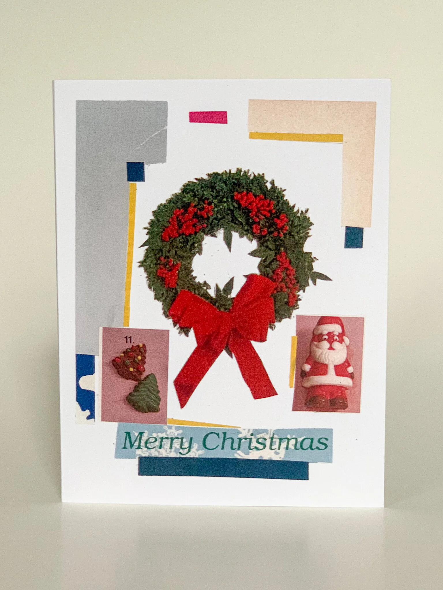 Merry Christmas (blank inside) 6 pack (005)