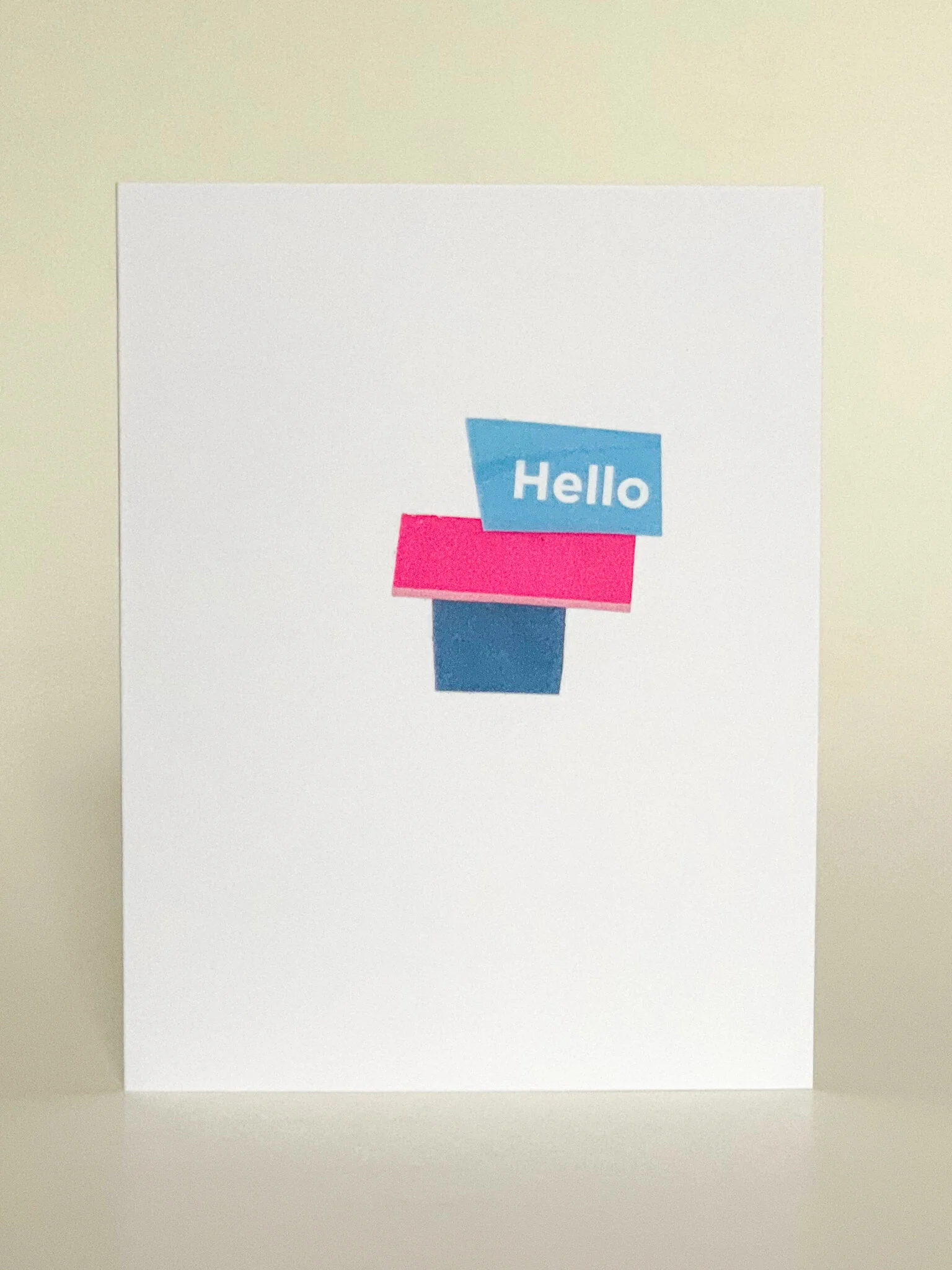 Hello (blank inside) 6 pack