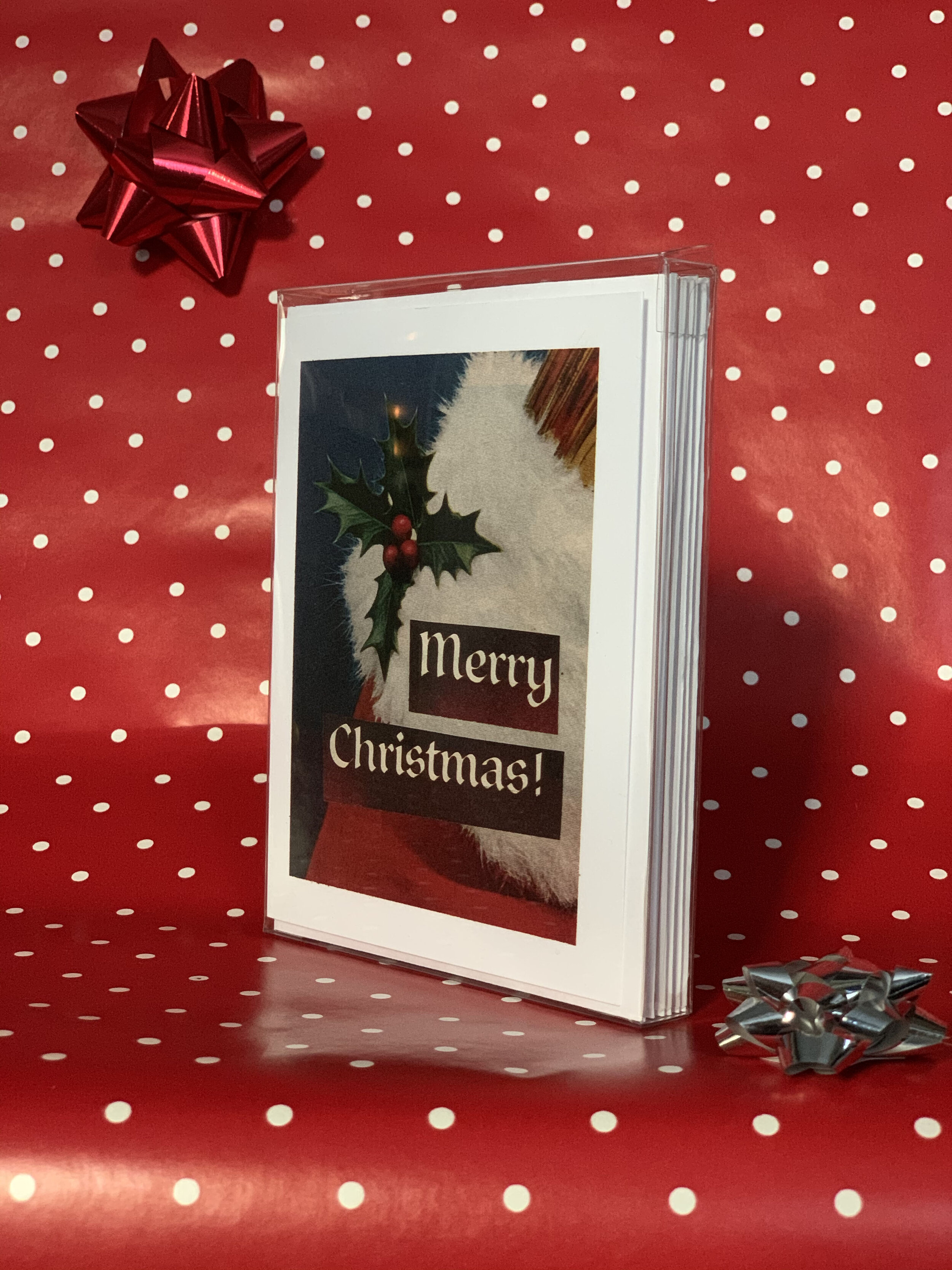 Merry Christmas (blank inside) 6 pack (003)