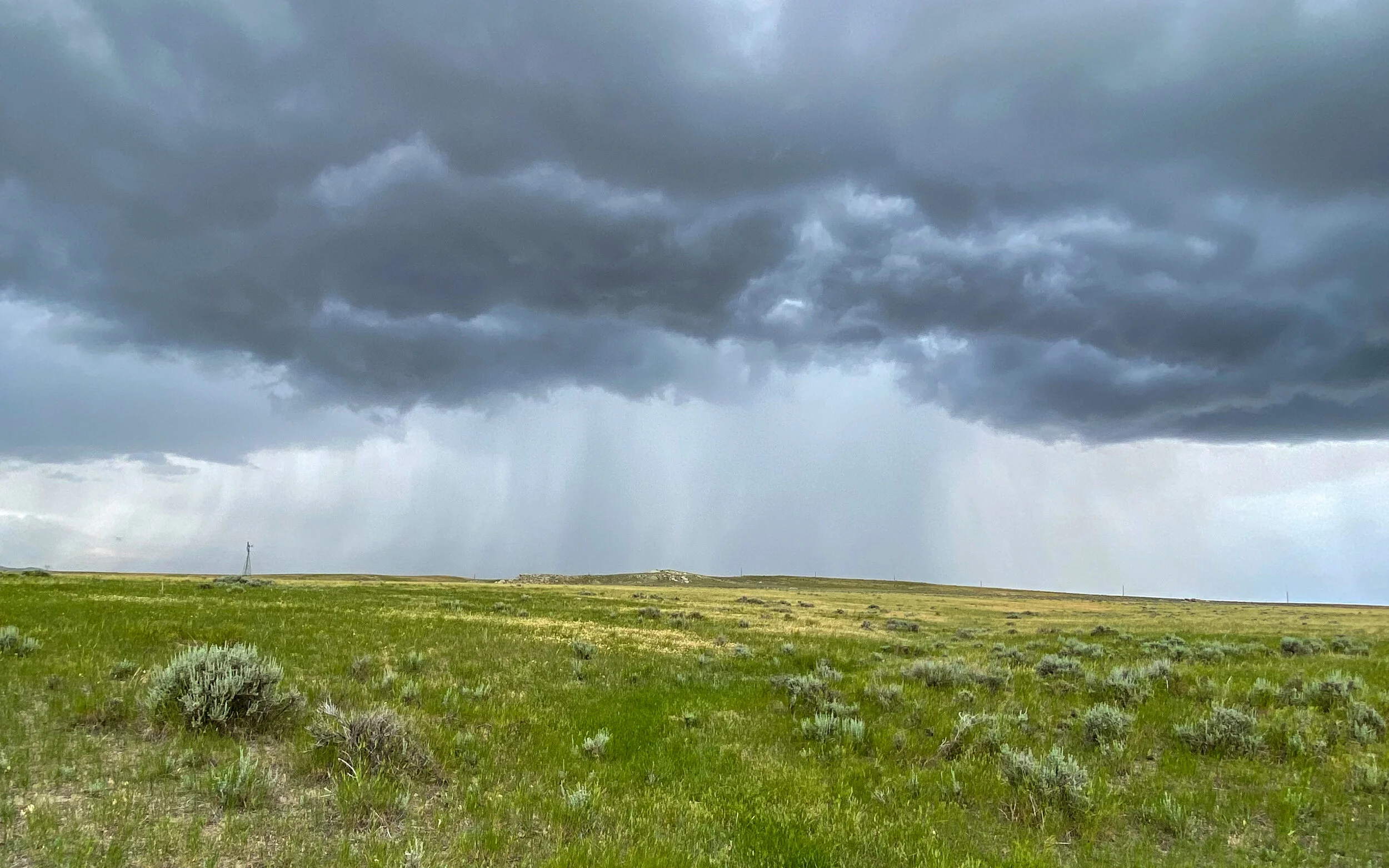 Driving from Boulder to  Devil’s Tower.  Most of Wyoming looks like this.